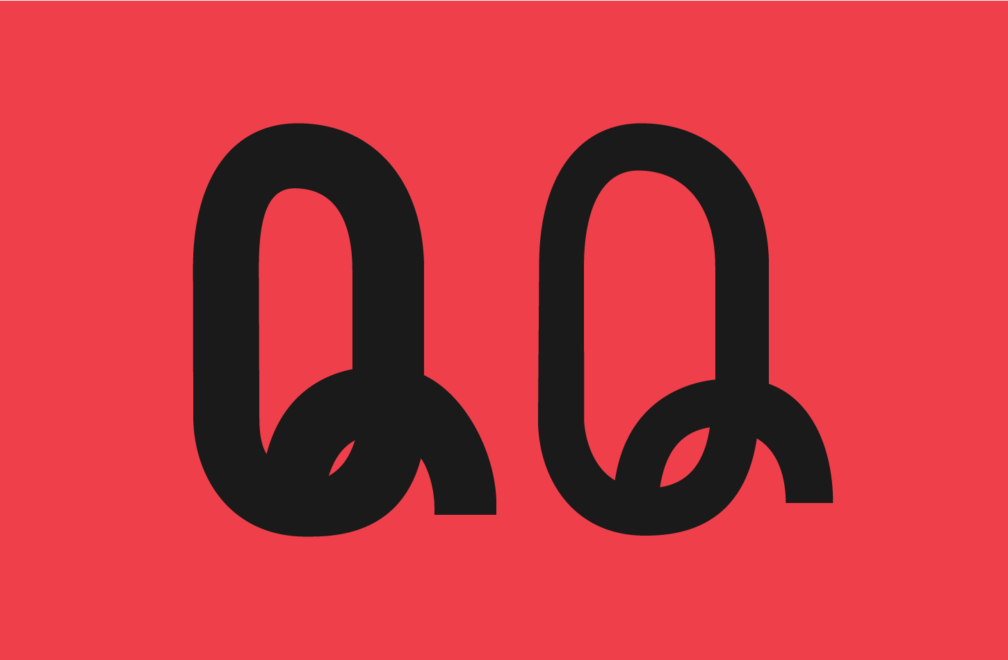 Letter Q in bold and regular